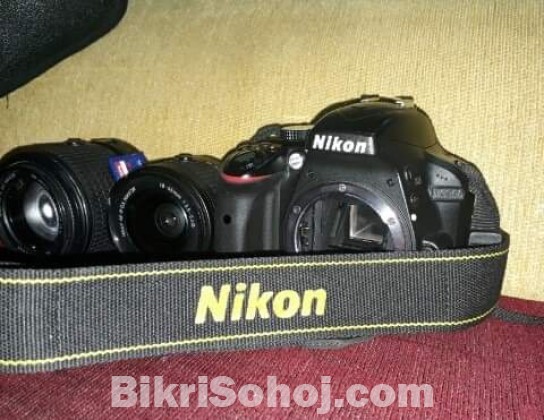 Nikon D3300 original DSLR Camera with 2 lenses